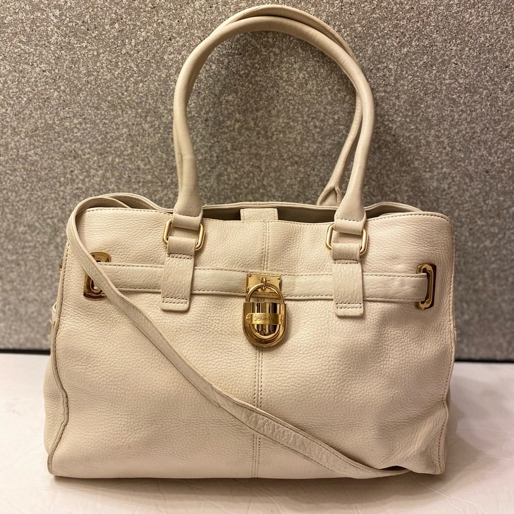 Calvin Klein Madena Leather Handbag Purse